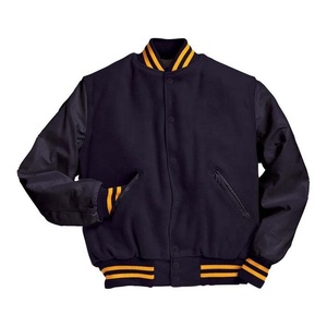 Blouson universitaire homme personnalisé 2026 avec nom, numéro et initiales, 100 % laine épaisse, coupe-vent, style américain, pour l'hiver - Product Image 2