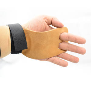 Empuñaduras de cuero para gimnasia personalizadas, protectores de Palma de cuero, para levantamiento de pesas - Product Image 6