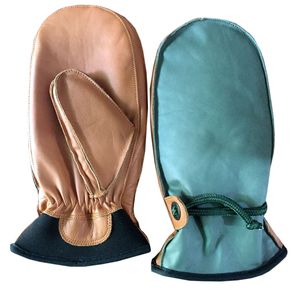 Gant de four en cuir fendu de haute qualité haute résistance à la chaleur Protection des mains et confort - Product Image 1