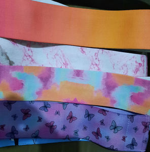 Mới đến gape thể thao Nhà tập thể dục ban nhạc thiết lập tùy chỉnh in bền Polyester Vải OEM <span class=keywords><strong>Latex</strong></span> tập thể dục Vòng hip ban nhạc - Product Image 4