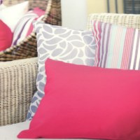 Tissu imperméable pour auvent d'extérieur, Solution 100, teint acrylique uni, fil de matériau résistant à l'eau, Style Gsm de plage, à motifs