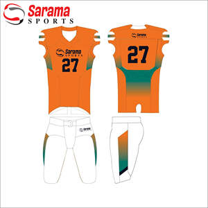 Uniformes de Football américains à Sublimation, uniformes OEM personnalisés de haute qualité pour jouer au Football américain - Product Image 2