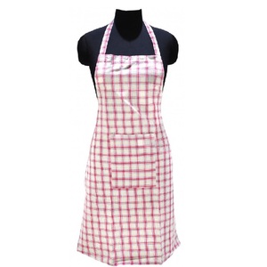 Hot Selling Cute 100% Organic Cotton 400-500GSM Weight Adjustable Straps Women Home <b>Cooking</b> Pinafore Restaurant Apron GOTS Waist - Product Image 5