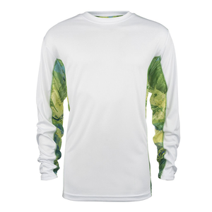 เสื้อตกปลาแขนยาวดีไซน์ล่าสุด ผ้าฝ้าย 100% UPF 50  แบบยูนิเซ็กซ์ รับผลิตตามสั่งสำหรับการแข่งขัน ขายส่ง พร้อมสกรีนโลโก้ - Product Image 6