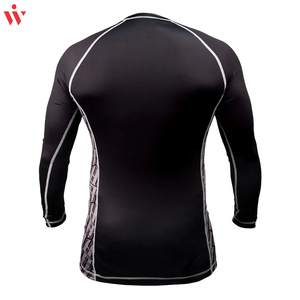 Protège-éruptions cutanées pour hommes, qualité professionnelle, impression par sublimation, manches longues, tissu de compression, manches courtes, été, course pour adultes - Product Image 2