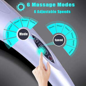 Masseur électrique portatif anti-cellulite LUYAO, marteau de massage filaire pour le cou, le dos, les jambes et le corps entier, soulagement de la douleur et amincissement - Product Image 3