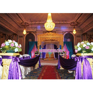 Mandap Dorado para Bodas Indias, Jodha Akber, Mandap Rajasthani, Mandap Dorado para Bodas, Nueva York - Product Image 1
