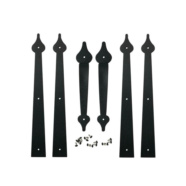 Easy Installation High Grade Iron Made Garage Door Decorative Hardware Set