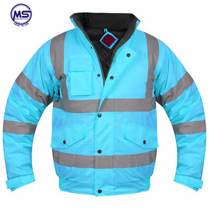 Sudadera con capucha de seguridad reflectante de alta visibilidad, personalizada, OEM, sudaderas de advertencia - Product Image 3