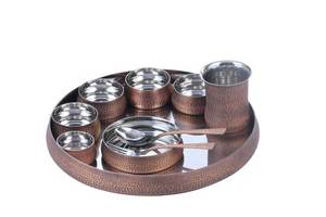 Findking — Set traditionnel thia en acier inoxydable et lune en cuivre, ensemble traditionnel, en cuivre pur, en soldes - Product Image 6