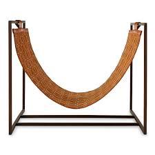 Juego de herramientas para chimenea interior de cuero negro KSN, accesorio de hierro y aluminio de acero inoxidable con soporte para troncos de bloque de madera - Product Image 4