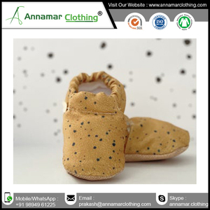 Botines de bebé recién nacido fabricante botines recién nacidos niña botines de bebé de tela de algodón orgánico suave - Product Image 5