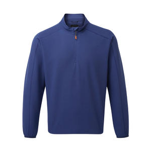 Chaqueta deportiva de concha suave para hombre para primavera otoño impermeable poliéster Spandex cuello alto fino colocación del logotipo frontal - Product Image 3