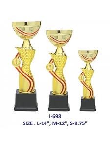 Trofeo de copa de Metal, decoración de oro para deportes, campeones y premios de la Oficina, el más vendido al por mayor - Product Image 4