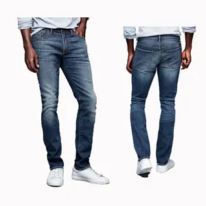 Оптовая продажа оптом дешевые модные байкерские стрейч мужские джинсы скинни из пакистана
