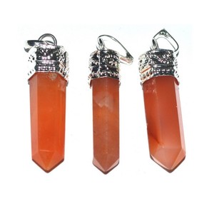 Colgante de lápiz clásico con tapa de cornalina roja a un precio asequible ¡Compre ahora! - Product Image 1