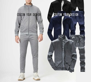 Sublimation Hoodie Tracksuit for Men Plain Cotton Sweat <b>Suits</b> Wholesale Jogging <b>Suits</b> Sport Track <b>Suit</b> - Product Image 2