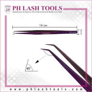 แหนบต่อขนตาสแตนเลสเกรดเยอรมัน,แหนบถอนขนตาสำหรับขนตาขนาด6มม. 45 - Product Image 5