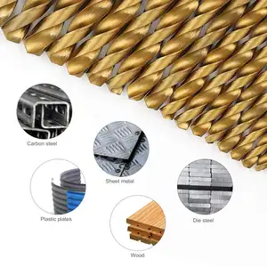 Top Quality 3mm Carbide Tipped HSS Diamond Twist Drill Bits for Drill Metal