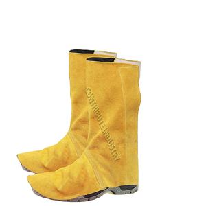 Couvre-chaussures en cuir de vachette pour le soudage et la protection du naissain - Product Image 1