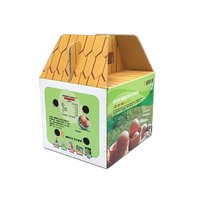 Emballage de boîte à poulet frit en carton ondulé gaufré, laminé mat, imprimé sur mesure, en matériaux recyclés écologiques, pour chewing-gum