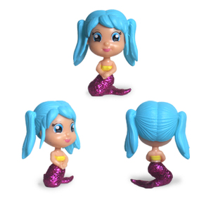 Sirenetta promozionale con figurina di azione dei capelli viola per la collezione di portachiavi a sorpresa con scatola cieca giocattolo di caramelle - Product Image 2