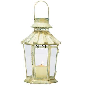 Lanterne en métal moderne et élégante pour bougie de gravure à la main en vente directe d'usine Lanterne à bougie pour la décoration de fête de festival - Product Image 1