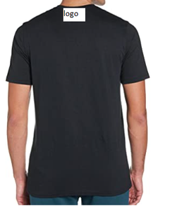 T-shirt à manches courtes pour homme, vêtement de Sport style poitrine gauche, maille imprimée sécurité haute visibilité 60% coton 40% Polyester importé - Product Image 6