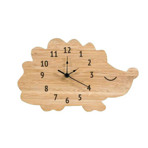 Trang trí phim hoạt hình động vật <span class=keywords><strong>HEDGEHOG</strong></span> bóng gỗ treo tường đồng hồ MDF <span class=keywords><strong>HEDGEHOG</strong></span> Đồng hồ treo tường Kid Quà Tặng trẻ em phòng đồng hồ - Product Image 1