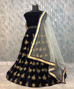 Fantaisie rayonne soie saisonnière broderie lourde mariée porter lehenga choli avec dupatta prix de gros vêtement ethnique - Product Image 1