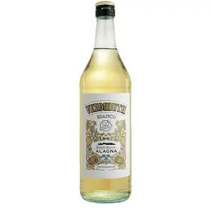 Beyaz VERMOUTH aromalı şarap en kaliteli İtalyan aperatif mutlu saatler Alagna Vini sicilya yapılan cam İtalya ünlü