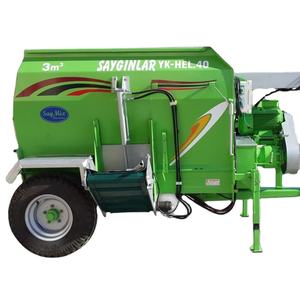 Mixeur d'alimentation électrique et tracteur à silencieux, 3m3, équipement d'alimentation pour alimentation de secours - Product Image 1