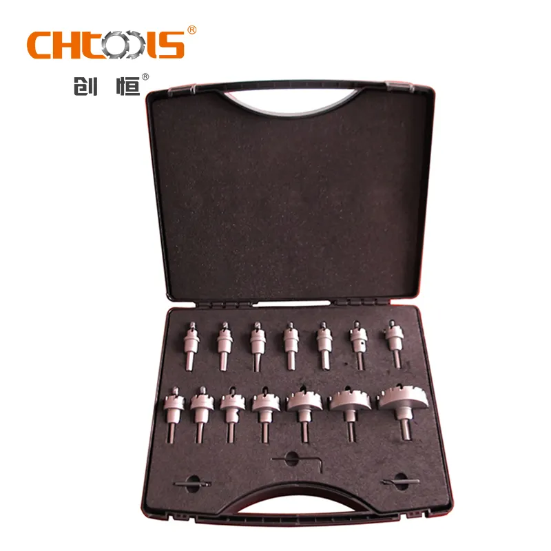 CHTOOLS carbide hole saw set hole cutter drill bit core drill bit set for hand drill