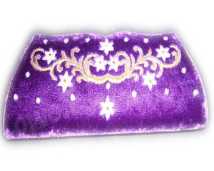 <b>Wedding</b> Evening <b>Clutch</b> Women Hand Embroidery Handmade Satin Envelope Shape Fashionable Purse - Product Image 1