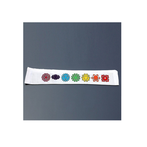 Chakra Long Pouch Healing Chakra Printed Long Velvet Pouch - Product Image 1