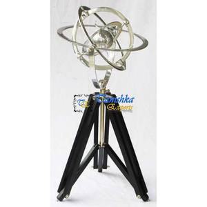 Globo de decoración para el hogar, soporte de madera para suelo giratorio, globo decorativo, regalo, decoración náutica - Product Image 2