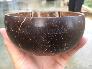 High Quality Tableware Natural Coconut Shell Bowl - Product Image 5