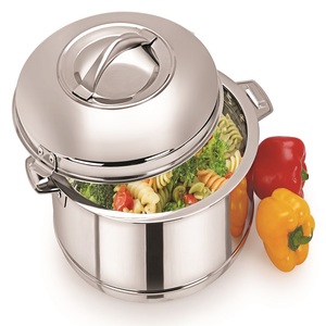 Pot chauffante en acier inoxydable, Casserole Royal, pour aliments chauds, avec couvercle et poignée, Max pot chaud - Product Image 1