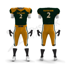 ชุดยูนิฟอร์มอเมริกันฟุตบอลคุณภาพสูง ไซส์พลัส ขายส่งสำหรับผู้ชาย แห้งเร็ว ระบายอากาศได้ดี ต้านเชื้อแบคทีเรีย สั่งทำแบบซับลิเมชั่นได้ - Product Image 2