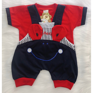 Conjunto de ropa con estampado de dibujos animados para bebés y niñas, 100% algodón, para todo el mes - Product Image 3