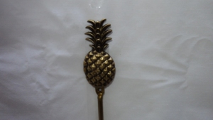 Vintage Antique Brass Pineapple Wall Hook <b>Metal</b> Single <b>Coat</b> Hook Tropical Decorative <b>Hanger</b> for Keys Towel Hat Home Hotel. - Product Image 2