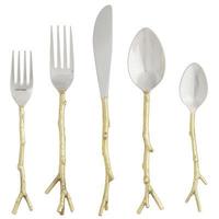 Ensemble de couverts en acier inoxydable, poignée avec nœud, poignées de styliste, vente en gros, couverts en métal pour maison et Table d'hôtel, nouvelle collection