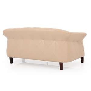 Olivia-Canapé deux places tufté en cuir véritable - Product Image 5