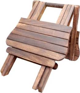 Taburete plegable de madera con mango - Product Image 5