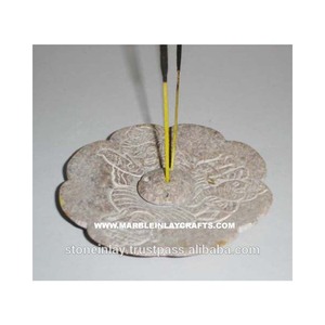 Natural Indian Soapstone Fragrance <b>Incense</b> <b>Stick</b> <b>Holder</b> - Product Image 1