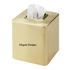 Caja de pañuelos de Metal para hogar y restaurante, la mejor calidad, precio al por mayor asequible, caja de pañuelos decorativa de diseñador creativo - Product Image 1