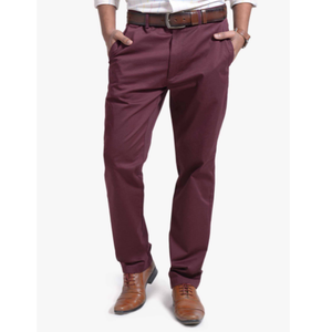 Pantalones largos de sarga para hombre, prenda de vestir, elástica, con diseño de marca de Color personalizado, venta directa de fábrica - Product Image 4