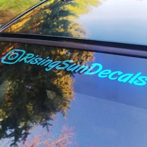 सामाजिक मीडिया टैग चिपकने वाला हस्तांतरण होलोग्राम वाहन स्टीकर Instagram नाम ट्रक चक्र होलोग्राफिक Decal स्टिकर कार Decals