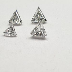 Diamant en forme de Triangle et de couleur blanche, 0.60 à 0.69, 8mm, poli de la pureté D, E, F, CVD, HPHT - Product Image 1
