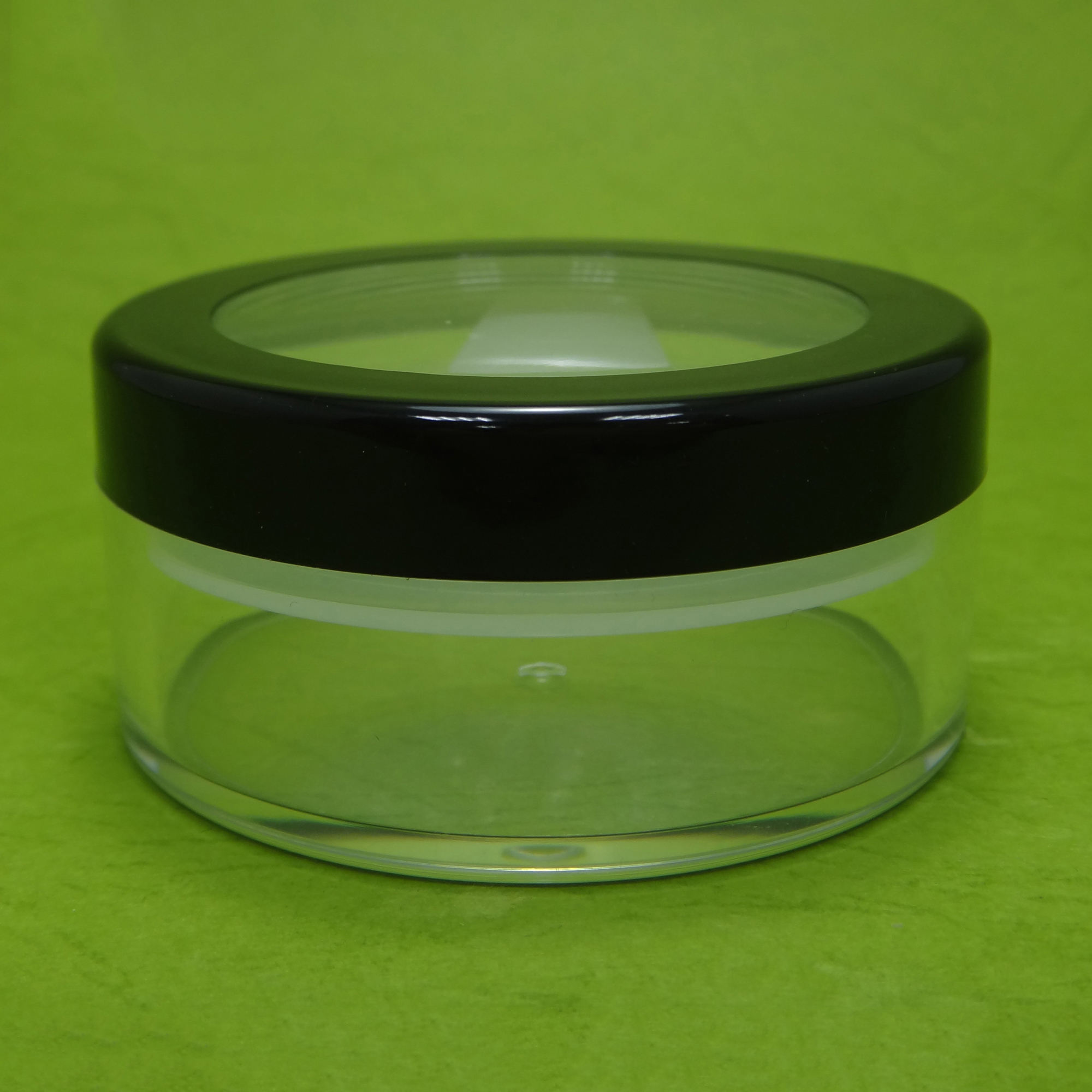 Clear Base Black Rim Window Cap